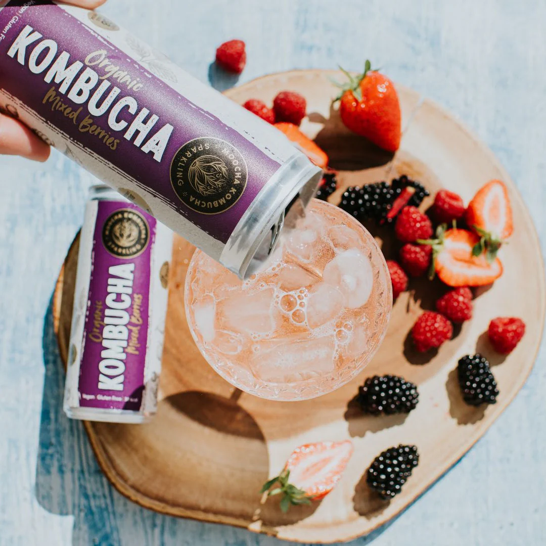Mixed Berry Flavour Organic Kombucha - Image 4
