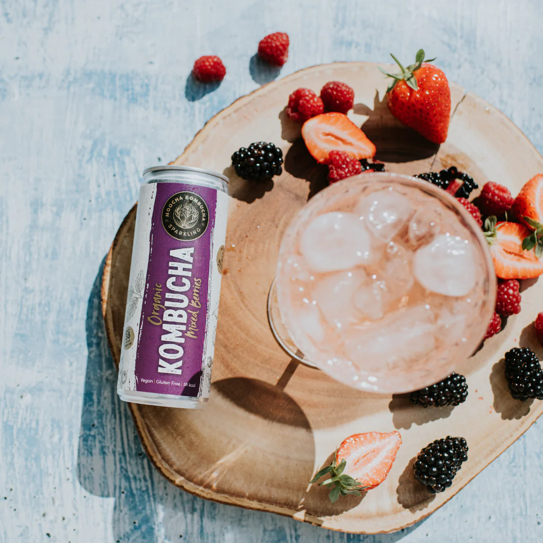 Mixed Berry Flavour Organic Kombucha - Image 5