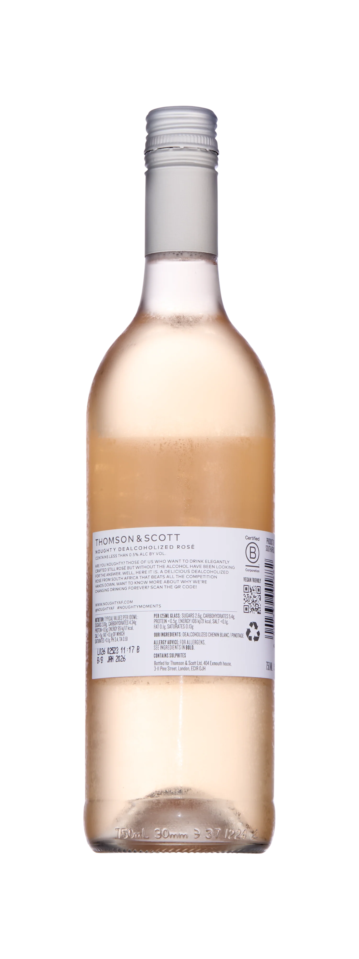 Noughty Non-Alcoholic Rosé - Image 4